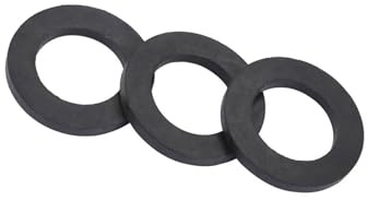 Fockety Anillos de Lavadora de Goma Fijos para Tubo de agua: Tanque de Conector de Sello Wason 12 PCS para Facilitar el Uso y el Almacenamiento (1 pulgada)