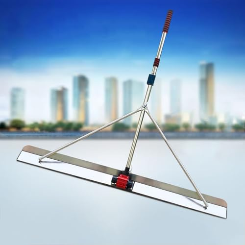 Règle de Nivellement de Surface de Ciment de Chape électrique Sans Fil, Outil de Vibration de Chape en Béton électrique, for Sol en Béton et Ciment, Avec Moteur Sans Balais(1m/39in)