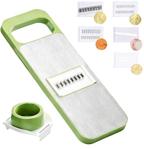 NiceNaiils Pelapatate Multifunzione, Sbucciatore Pela Patate E Verdure, Grattugia Per Formaggio, Taglia Verdure Portatile Da Cucina