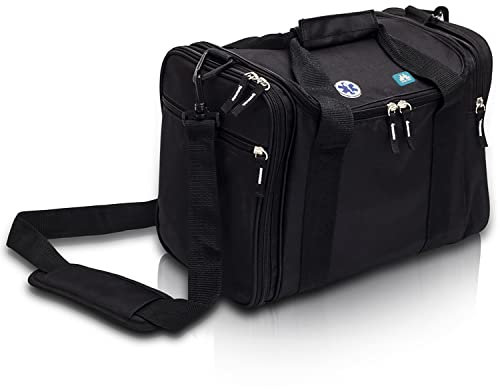 Mobiclinic, Erste-Hilfe-Tasche, Multifunktionstasche, 37x25x20cm, Große Kapazität, Mehrere Fächer, Variable Facheinteilung, Außentaschen, Notfalltasche, Waschbar, Schwarz