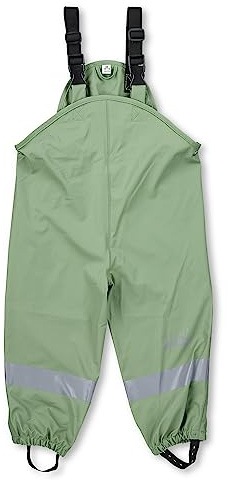 Sterntaler Pantaloni Antipioggia Sfoderati, Bambini e ragazzi, Verde Pietra, 86