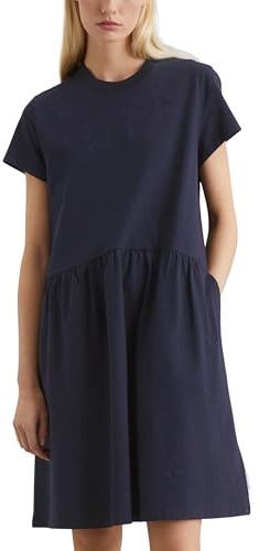 Marc OߴPolo Denim Vestido de punto de algodón orgánico Mujer hasta la rodilla, Azul (Blue Depths), XL