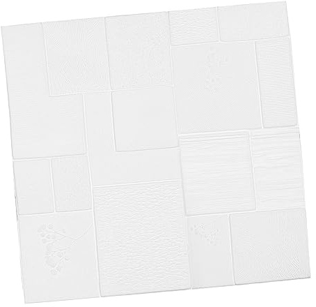 Abaodam Adesivi Murali Autoadesivi Per Decorazioni Casa Tappezzeria Xpe Per Ambienti Interni Facile Applicazione e Rimozione Perfetti Per Soggiorno e Camera Da Letto Bianco