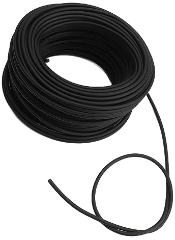 ACOGEDO 5mm Electronic Fence High Voltage Wire Alloy Inner Double Insulated Pulse Cable for Garden 100m / 328.1ft Effectively the Insulation of and 2 ² High (100m / 328.1ft)