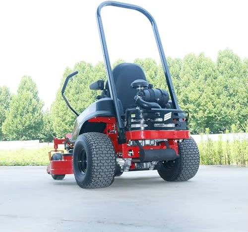 Tractor profesional para cortacésped con gran ancho de corte y sistema de dirección fácil para granja, jardín, parque, corte de césped y gestión del césped