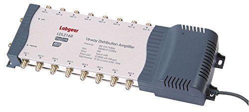 LABGEAR – LDL216R – antennförstärkare 2-i-1 16 ut Digilink 4 gängröd
