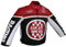 Euro Stars Giacca da motociclista per bambini, giacca in tessuto, giacca da motociclista, giacca da corsa, colore nero Nero 3XL