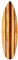 Seestern Sportswear Deko Holz Surfboard 80 cm lang Airbrush Design Surfing Surfen Wellenreiten Surf /FBA_1652a