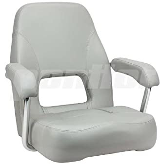 PONTTOR Bootssitz AMMERSEE Bootsstuhl Steuerstuhl hellgrau