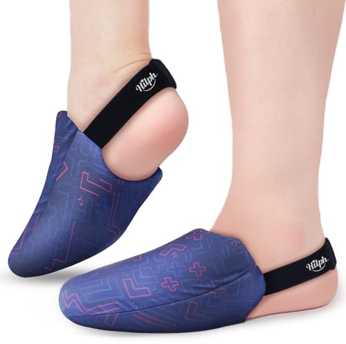 Hilph Foot Toe Ice Pack Wrap for Swelling & Bunion Surgery, 2 Packs Soft Forefoot Ice Pack Hot & Cold Therapy Foot Cold Pack for Broken Toes, Metatarsalgia, Plantar Fasciitis, Hammer Toe, M/L - Blue