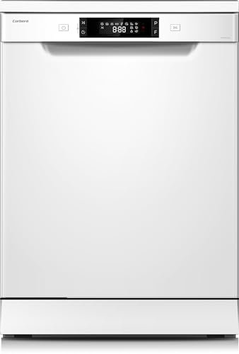 Corberó - Lavavajillas Gama Plus | CLVM6024W | 12 Servicios | 8 Programas Con 4 Temperaturas, Display LED, Inicio Diferido, Media Carga, Función Inicio-Pausa | 49 Db | Blanco