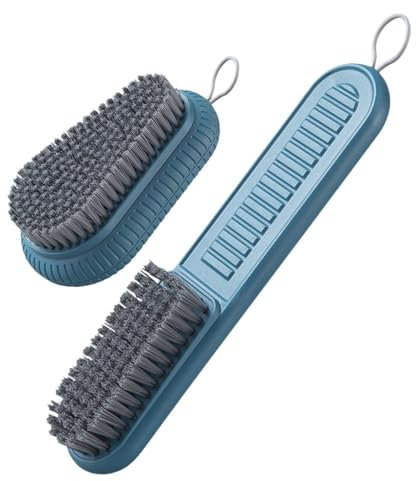 CWPFVQA Lot De 2 Brosses De Nettoyage Manuelles, Brosse De Nettoyage Domestique, Brosse À Linge, Brosse À Chaussures À Poils Doux, Brosse De Nettoyage De Tapis, Brosse De Nettoyage Polyvalente