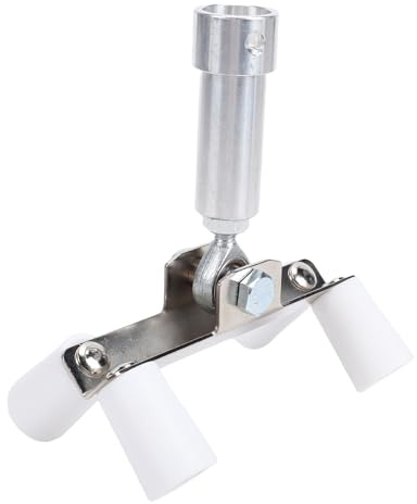 OVAQUIXI Drywall Outside Corner Bead Roller, 1/2 Tum Gängad Anslutning för Muddpressning och Hörntillämpning med PTFE-rullar