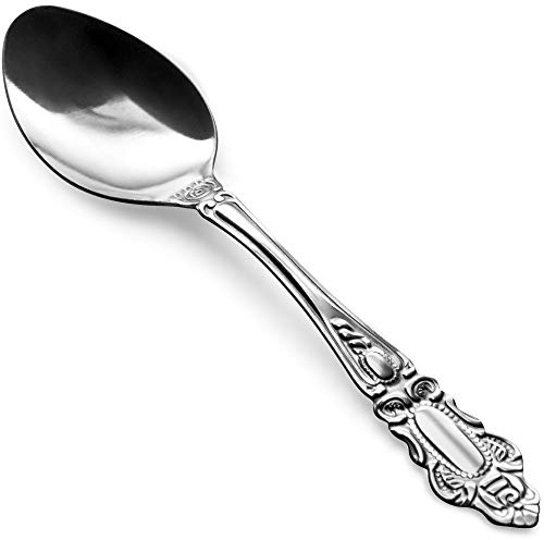 DecorRack 12 pieces Teapoons, Food Grade Stainless Steel Teaspoons, 5.5 inches, Flatware for Home, Restaurant, Dishwasher Safe. (12 Pack)