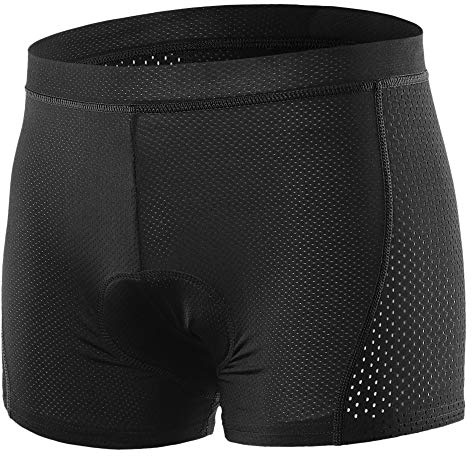 Lixada Cycling Shorts Pantalones Cortos de Silicona Ropa Interior Transpirable para Ciclismo con 9D Gel Acolchado MTB Unisexo
