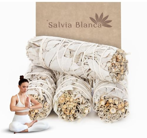 Lot 4 Sauge Blanche Purification A Bruler Baton Encens Naturel Maison Rituel Relaxant Protection Energetique Nettoyage Spirituel Purificateur Atmosphere Esoterisme Meditation Bienetre Cadeau Positif