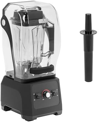 Royal Catering Frullatore da tavolo con coperchio antirumore 1680 W 2,5 l Funzione a impulsi 24.500 giri/min Frullatore da cucina Frullatore smoothie Mixer da cucina Mixer per smoothie