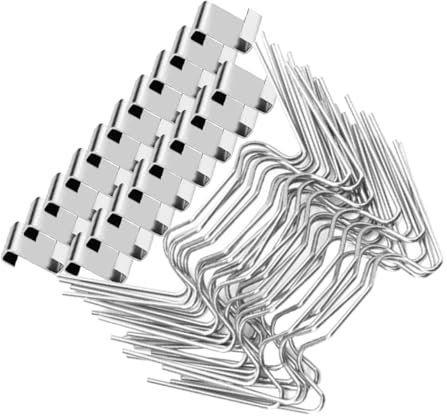 BESPORTBLE 1set Clip Acciaio Inossidabile per Greenhouse Clip w e z per Fissaggio Accessori Versatili e Facili da Installare per e