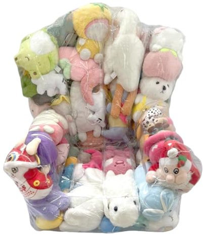 Poltrona Trasparente Porta Peluche - Impermeabile Poltrona A Sacco Trasparente Per Animali Di Peluch Con Cerniera | Giocattolo Di Peluche Bean Bag Per Bambini Senza Bambola Per Camera Da Letto