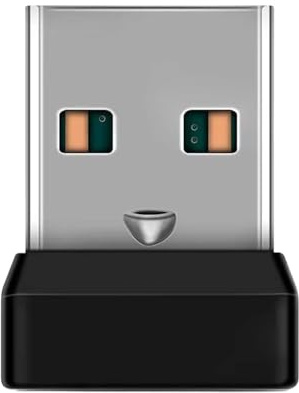 Adaptador Inalámbrico USB - Mini Dongle Conexión Rápida Universal | Receptor Portátil Compatible Teclado Ratón Ordenador Laptop Trabajo Estudio Sala Reuniones Negocios