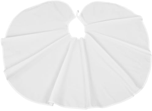 LALADEFIEE Mantello da Parrucchiere Mantiene i Vestiti Asciutti e Puliti per Leggero Bianco Unisex per Taglio Chioma a Casa