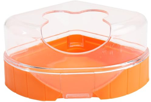 ARTSEWPLY Toilet Material Bathroom Plastic Clean to Easy Hamster with House and Breathable Design Bathing for Home Use