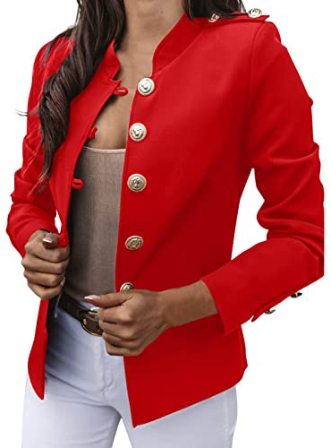 Generisk kavajjacka, långärmad kostymblazer, kavaj, dam, elegant, figursydd, kort med knappar, kostymjacka, vintage, damblazer, festoutfit, arbete, kontor, kontor, kort, blazer, ledig, businessblazer