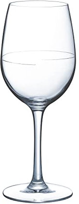 Chef&Sommelier - Lot de 6 Verres à Pied Cabernet Tulipe en Cristallin - Verres de Dégustation Sobres et Élégants - Résistance Hors Norme - Transparence Absolue - Verres à Vins Jaugés de 35 cl