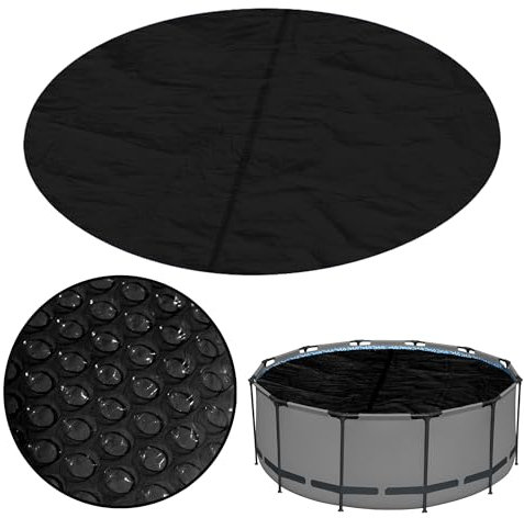PoolSun Solarplane Schwarz 115µm Diverse Größen (457cm rund)