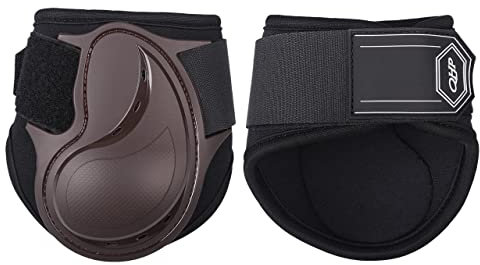 QHP Streichkappen Champ Klettverschluss (Warmblut, braun)