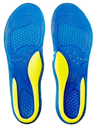 Goofort 3D-Xpain™Women Men Gel Insoles Shock Absorbing Insole Pain Relief Anti Fatigue Everyday Active No-Odour Work Sports Comfort Jelly Shoe Inserts for Boots Hiking Running Standing