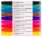 Talens | Pantone Set di 9 Marcatori Primary | Penna a Doppia Punta con Pennello e Punta a Scalpello | Inchiostro Pigmentato a Base d'Acqua nei Colori Pantone