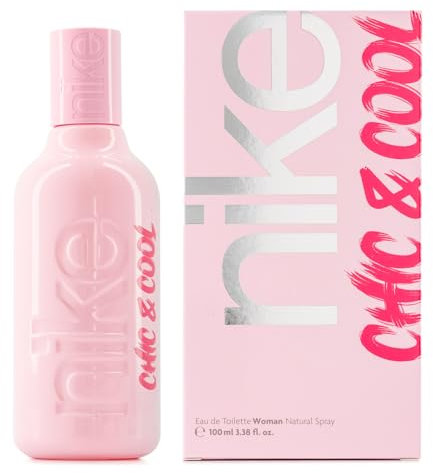 NIKE - Chic & Cool 100 ml, Colonia Mujer, Perfume Formato Spray, Eau de Toilette Natural y Femenina, Aroma Afrutado, Fragancia Dulce, Intensa y de Larga Duración
