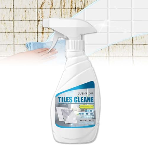 Fliesen und Fugenreiniger Sprühgerät, 2024 Neu Fliesenreinige Extra Stark, Tile Grout Cleaner Sprayer, Fugen Clean für Alle Arten von Fliesen und Fugen Inhalt, Beseitigung von Schmutz(100ML)
