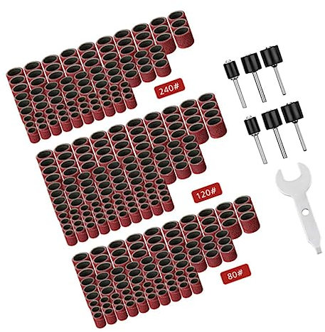 Balacoo 307Piezas Lijado de Esmeril para Amoladora Eléctrica Kit de Accesorios Alta Durabilidad y Uso