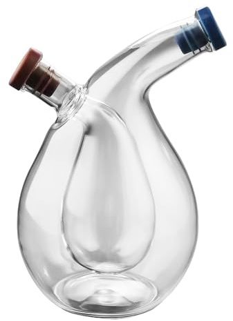 Dispenser per olio e aceto, dispenser trasparente per olio e aceto, una aggiunta trasparente a qualsiasi set di stoviglie da cucina