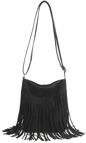 LYHYDMA Fransväska Mångsidig Tofsväska Axel Crossbody väska för daglig, färg1, En Storlek