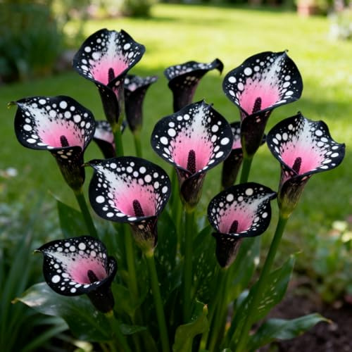 Cala perenne, rizomas de cala fáciles de cultivar, adecuado para plantar en interiores ＆ exteriores, prospera en macetas ＆ en el suelo.-H-2 Rizomas