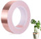 XIZAO Kupferband Gegen Schnecken Kupferband Selbstklebend 20m x 20mm Kupferfolie Klebeband Schneckenschutz Kupferfolienband für EMI Abschirmung Löten Basteln