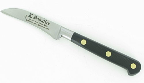 K SABATIER - Office Bec D'Oiseau 8 Cm Gamme Vintage Au Carbone - Acier Carbone - Manche Noir - 100% Forge - Entièrement Fabrique en France