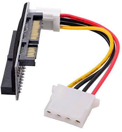 cablecc IDE/Pata - Adaptador convertidor de 40 Pines a SATA Hembra para Ordenador de sobremesa y Disco Duro de 3,5