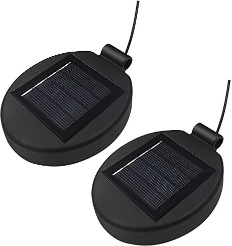 2/4 Solar Blumenlichter Ersatz Top Solar Panel Laterne Deckel Lichter Ersatz Top Glühbirne Ersatzteil für Outdoor Flower Solar Lights Garden Patio Yard Pathway Party Holiday Dekoration (2 STÜCKE)