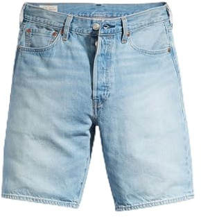 Levi'S Pantalones Cortos 501ORIGINAL Light Indigo – Worn IN, My Collection LTWT S, 28W