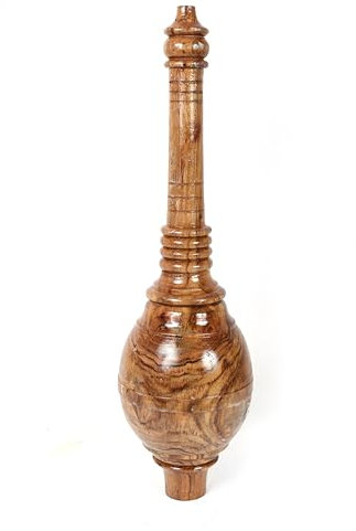 KNK GADA Fitness Bar Indian Club Hanuman MACE Schulterausrüstung MEEL Karla Katai Fitness langlebige Holzausrüstung (sortiert, 3 bis 4 kg)