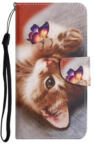 för Samsung Galaxy A56 5G fodral, 3D stötsäker premium PU-läder stötdämpning notebook plånbok telefonfodral med magnetiskt ställ korthållare flip skyddsfodral för Samsung Galaxy A56 5G