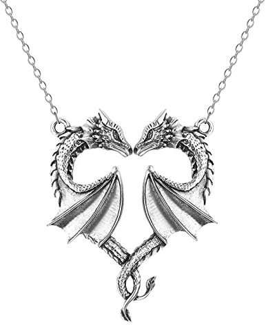 Greabuy hängsmycke halsband smycken drake hänge halsband kedja kraghalsband födelsedagspresenter drake halsband
