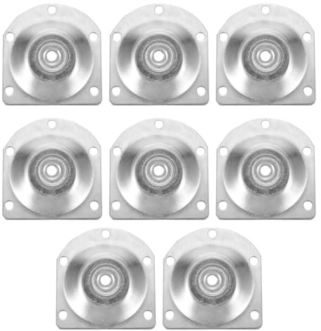 8pcs 12-degree Angled Table Leg Mounting Plates Thickened Iron Furniture Attachment Plates for Wooden Round Table Legs Uk