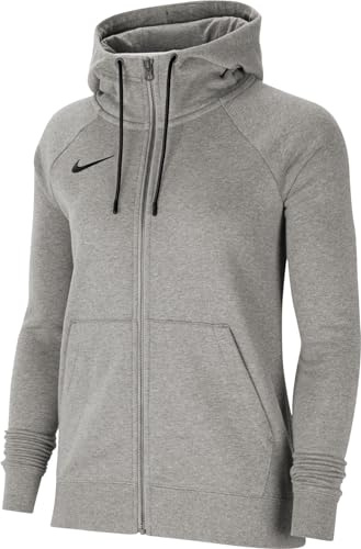 Nike Femme Cw6955-063_xs Hoodie, Gris Foncé Chiné/Noir/Noir, XS EU