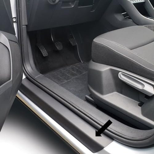 Richard Grant Mouldings Ltd. RGM Einstiegsleisten ABS schwarz kompatibel mit Skoda Karoq SUV ab Baujahr 11.2017- (2-teilig) Art. Nr. 3600233