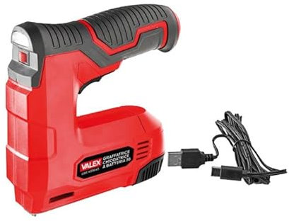 Graffatrice chiodatrice Valex a batteria al litio 36 CHIODI E PUNTI 3,6V 1,5Ah